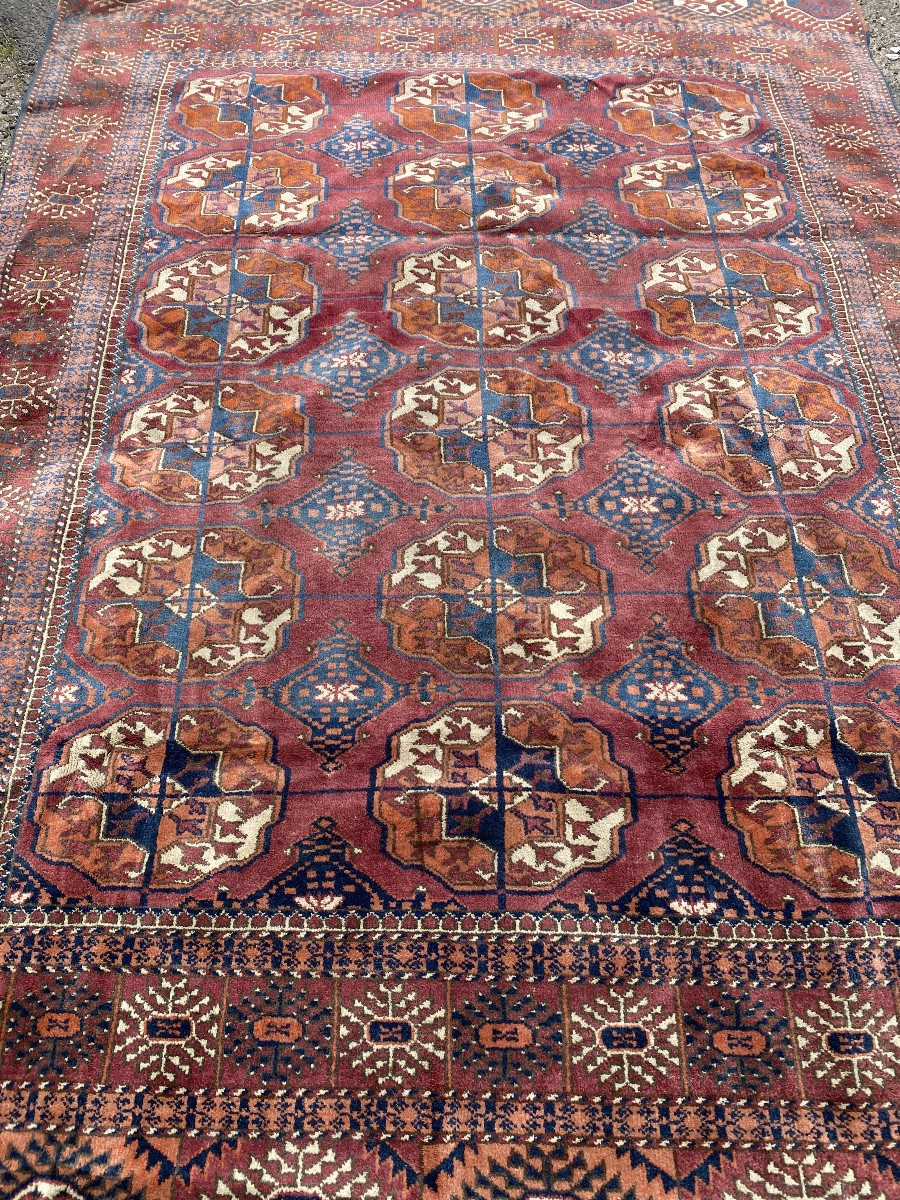 Tapis ancien en laine de collection 