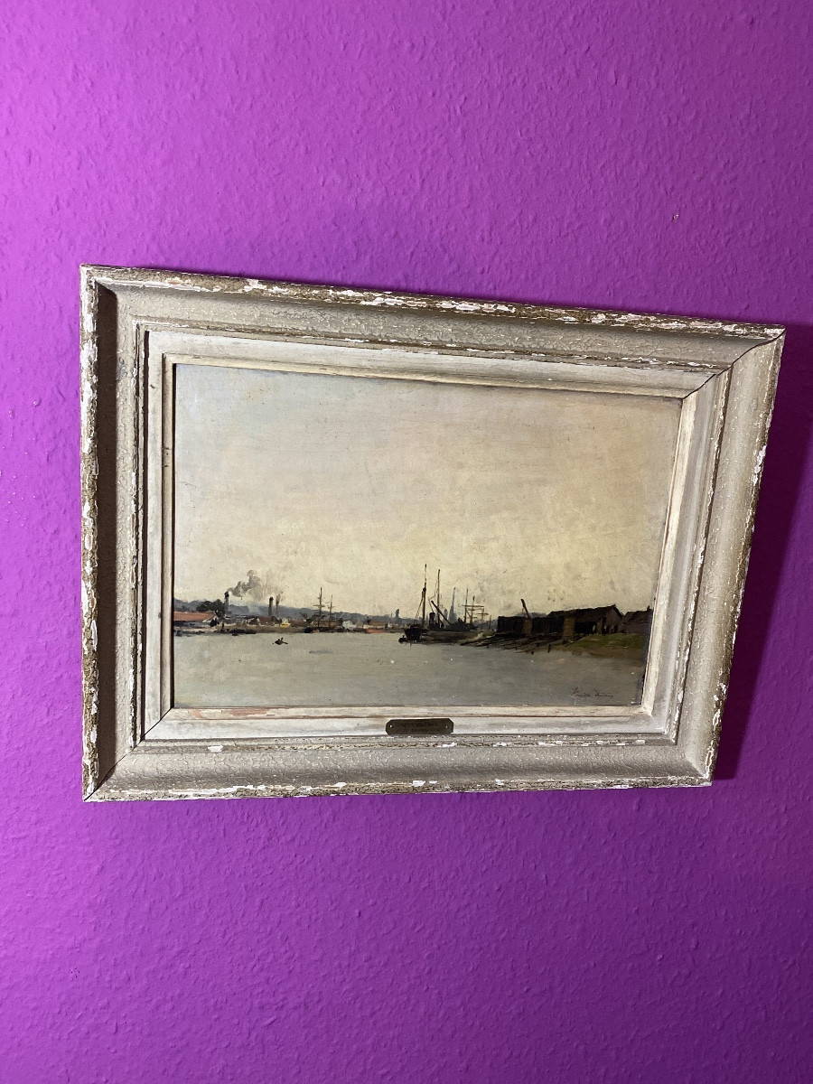 The Port Of Rouen By Camille Dufour-photo-4