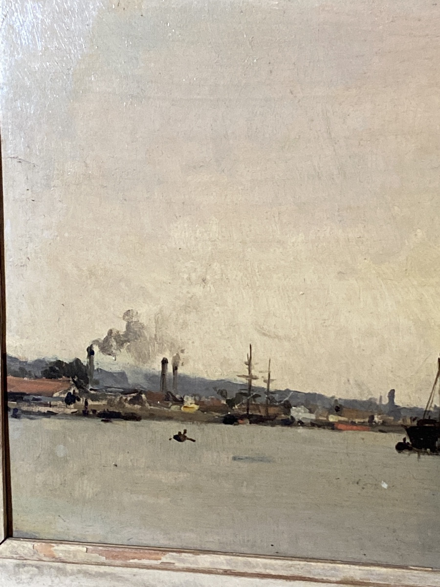 The Port Of Rouen By Camille Dufour-photo-3