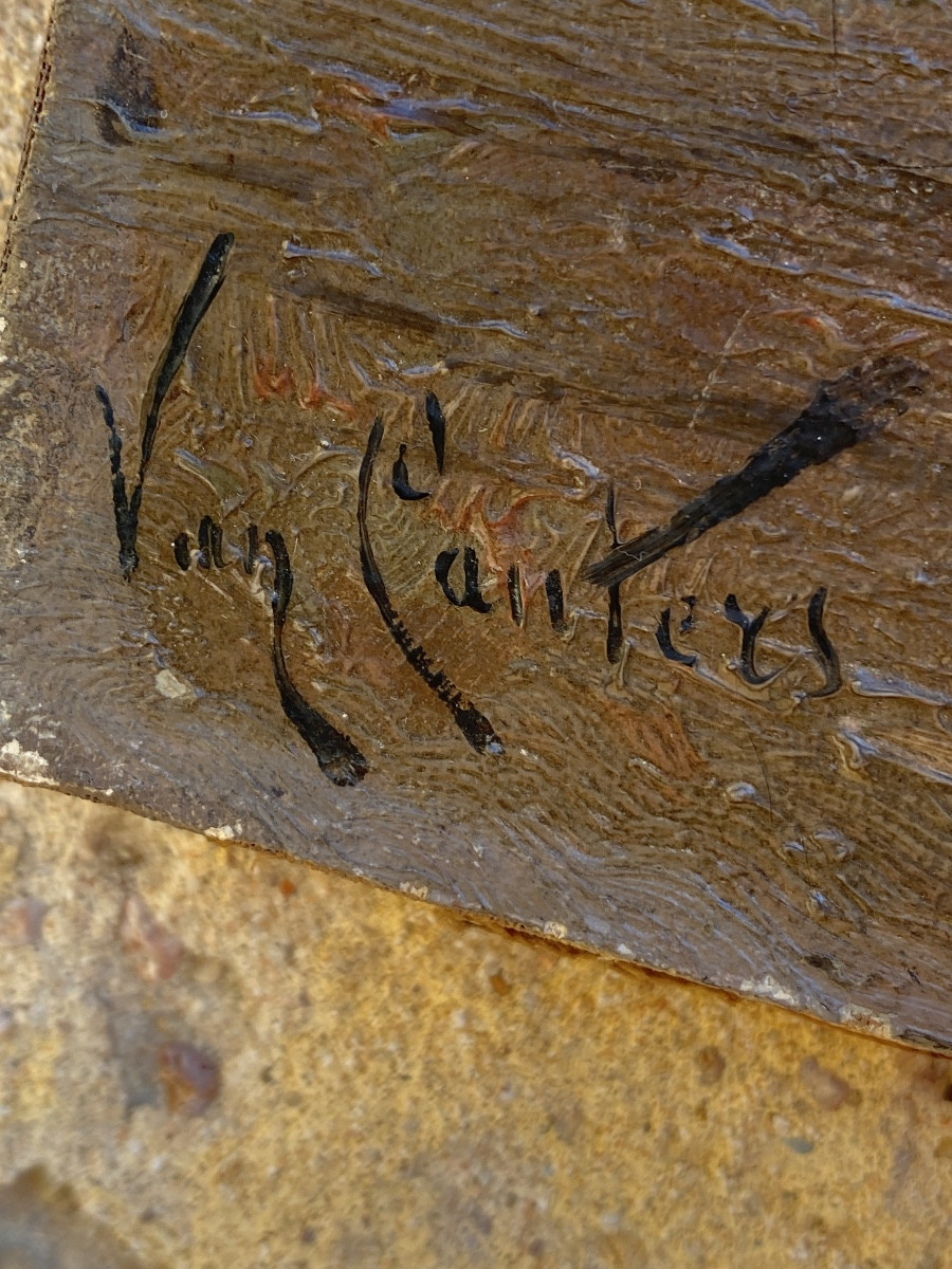 Van Canters? Oil Painting On Canvas, Marine -photo-2