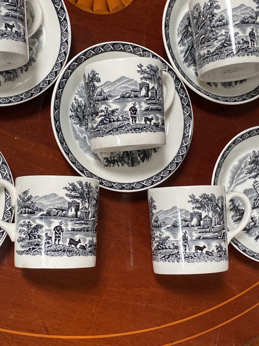 Wedgwood 12 Coffee Cups And Plates -photo-3