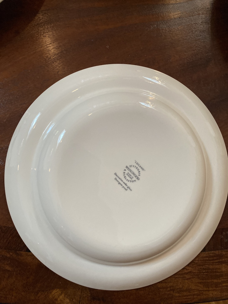 Wedgwood Lugano Porcelain Soup Plates -photo-3