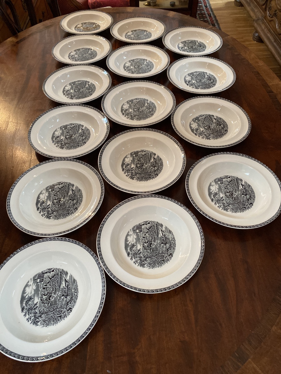 Wedgwood Lugano Porcelain Soup Plates 