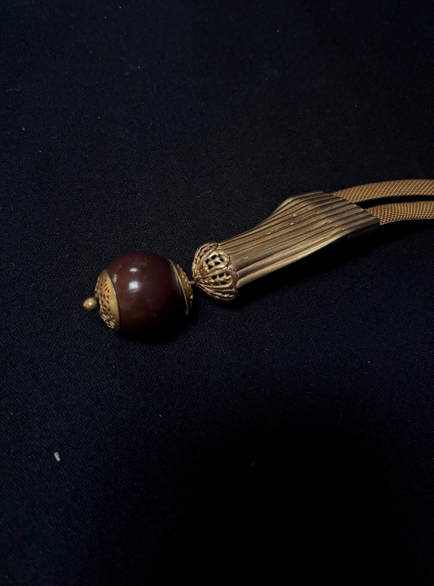 Vintage Gold Metal Belt-photo-2