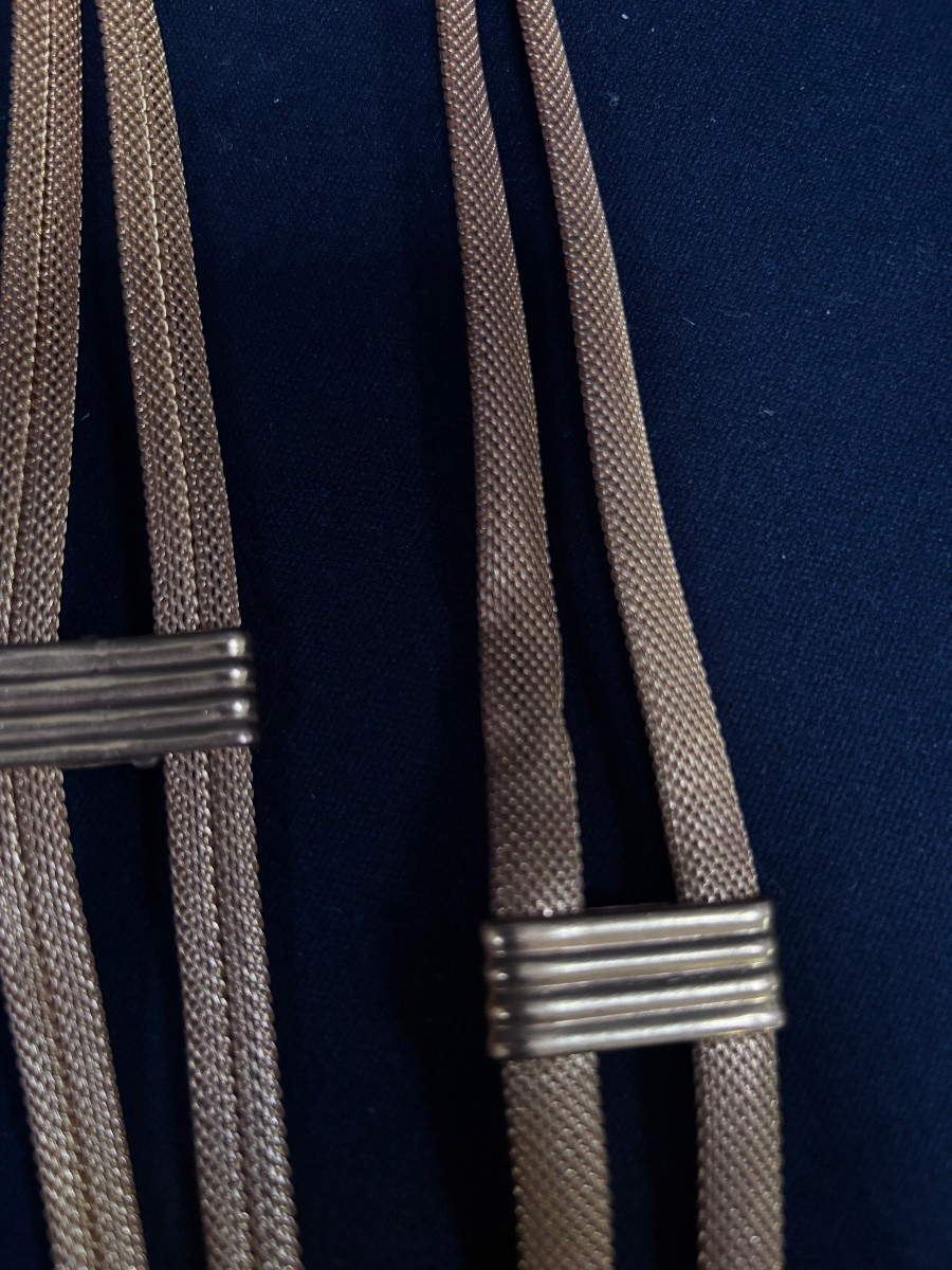 Vintage Gold Metal Belt-photo-3