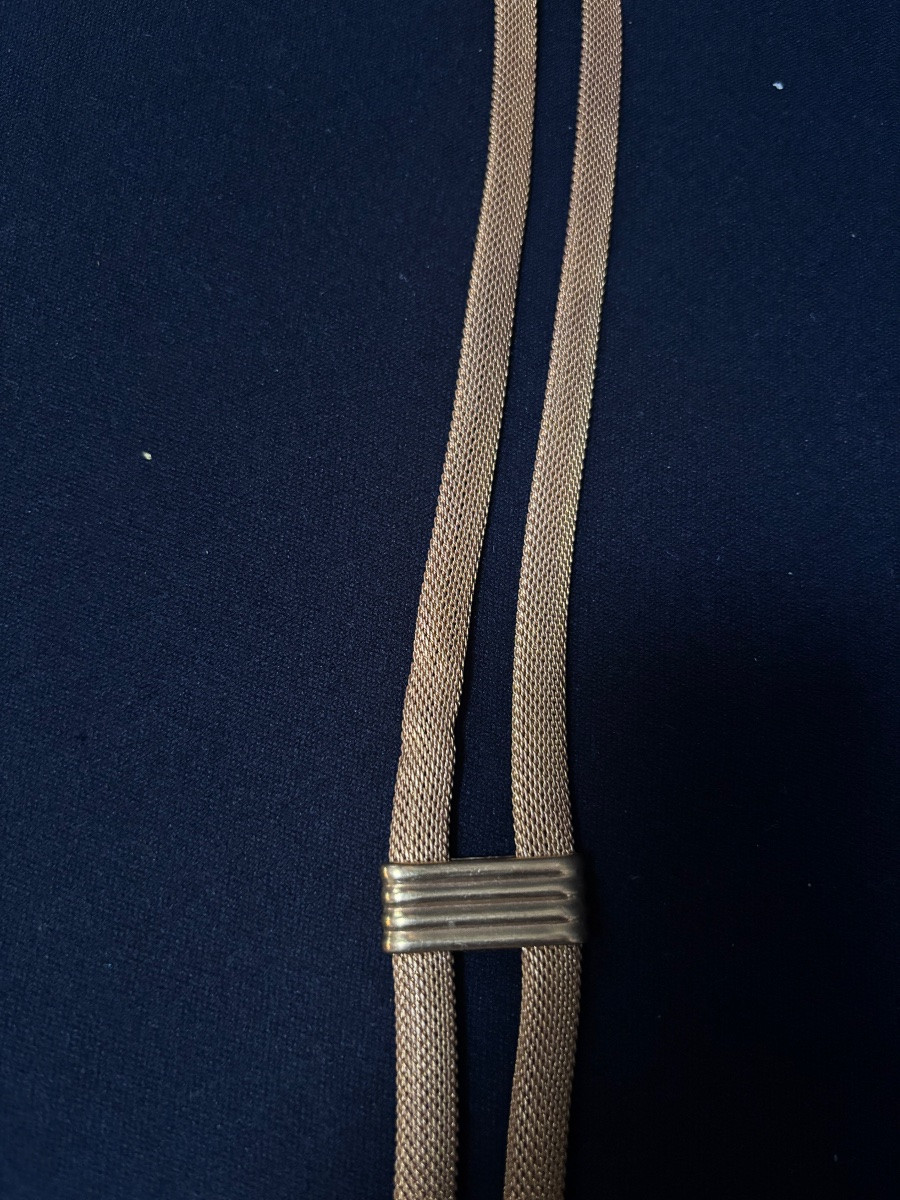 Vintage Gold Metal Belt-photo-4