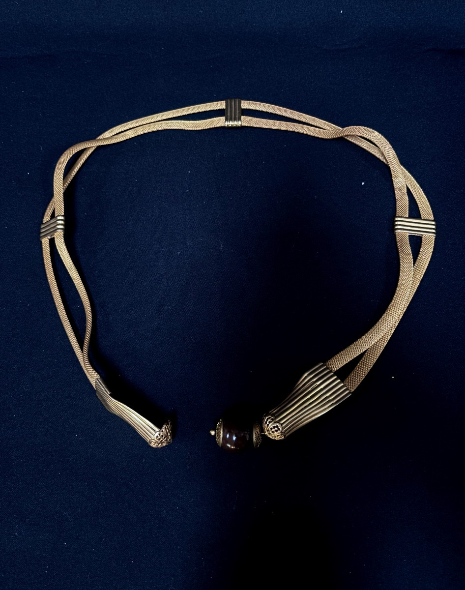 Vintage Gold Metal Belt