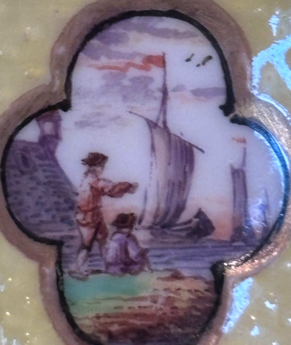 Helena Wolfsohn Boite à Epingle Style Meissen 19ème siècle-photo-5