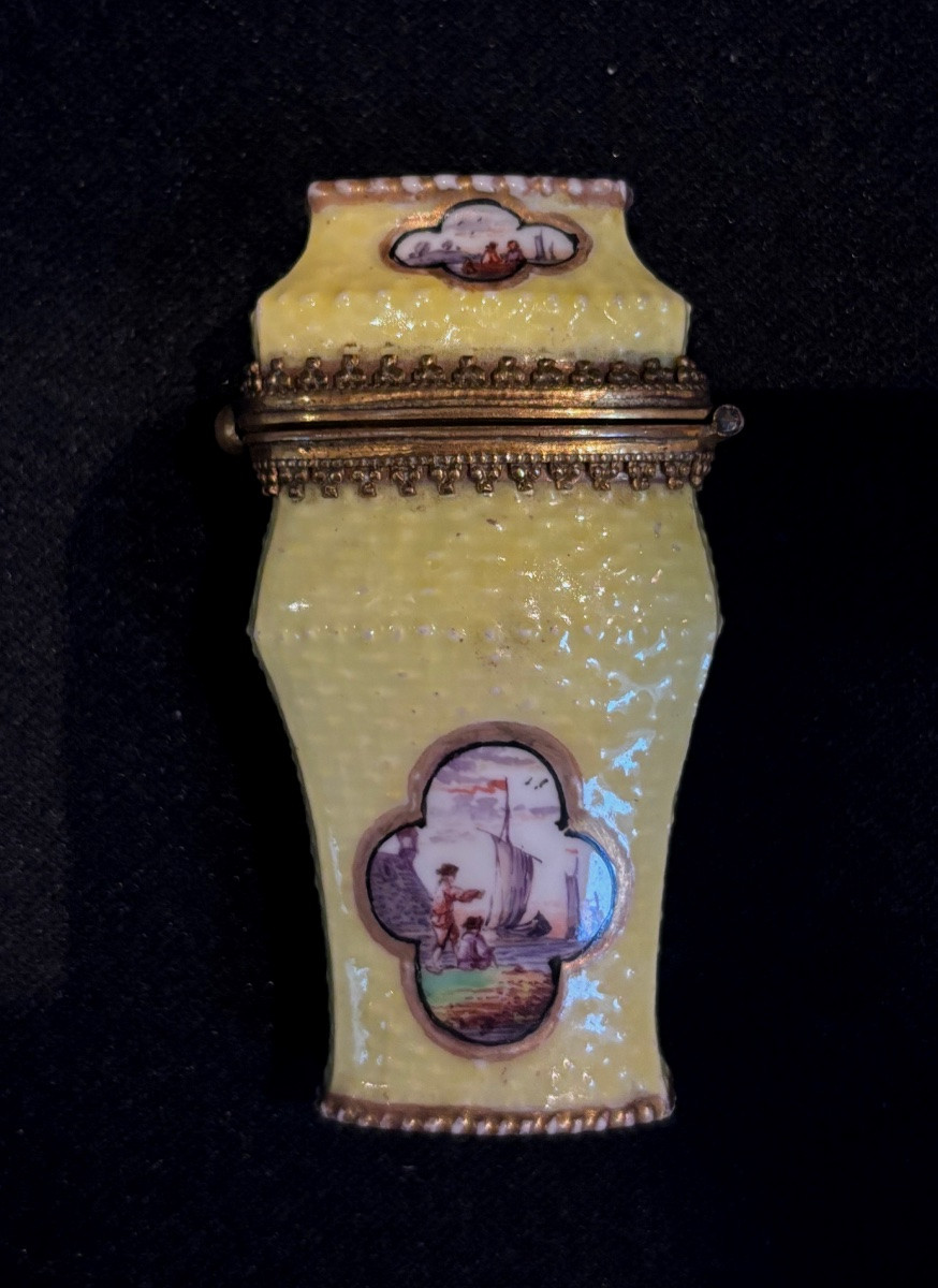 Helena Wolfsohn Boite à Epingle Style Meissen 19ème siècle-photo-6