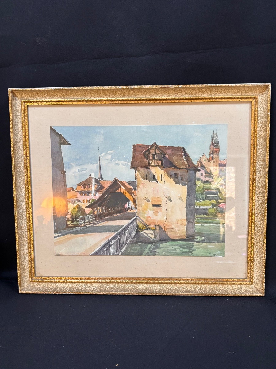 Two Lithographs Of Watercolors By Nicolas Markovich-photo-2