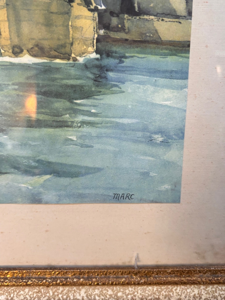 Two Lithographs Of Watercolors By Nicolas Markovich-photo-1