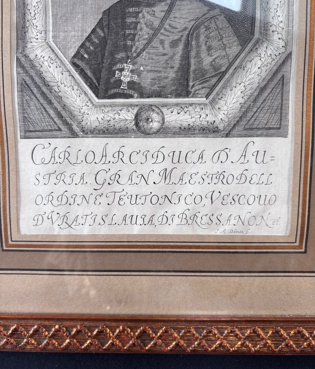 Gravure Portrait de Karel Van Oosterijk de Breslav par Alexandre Böner-photo-4
