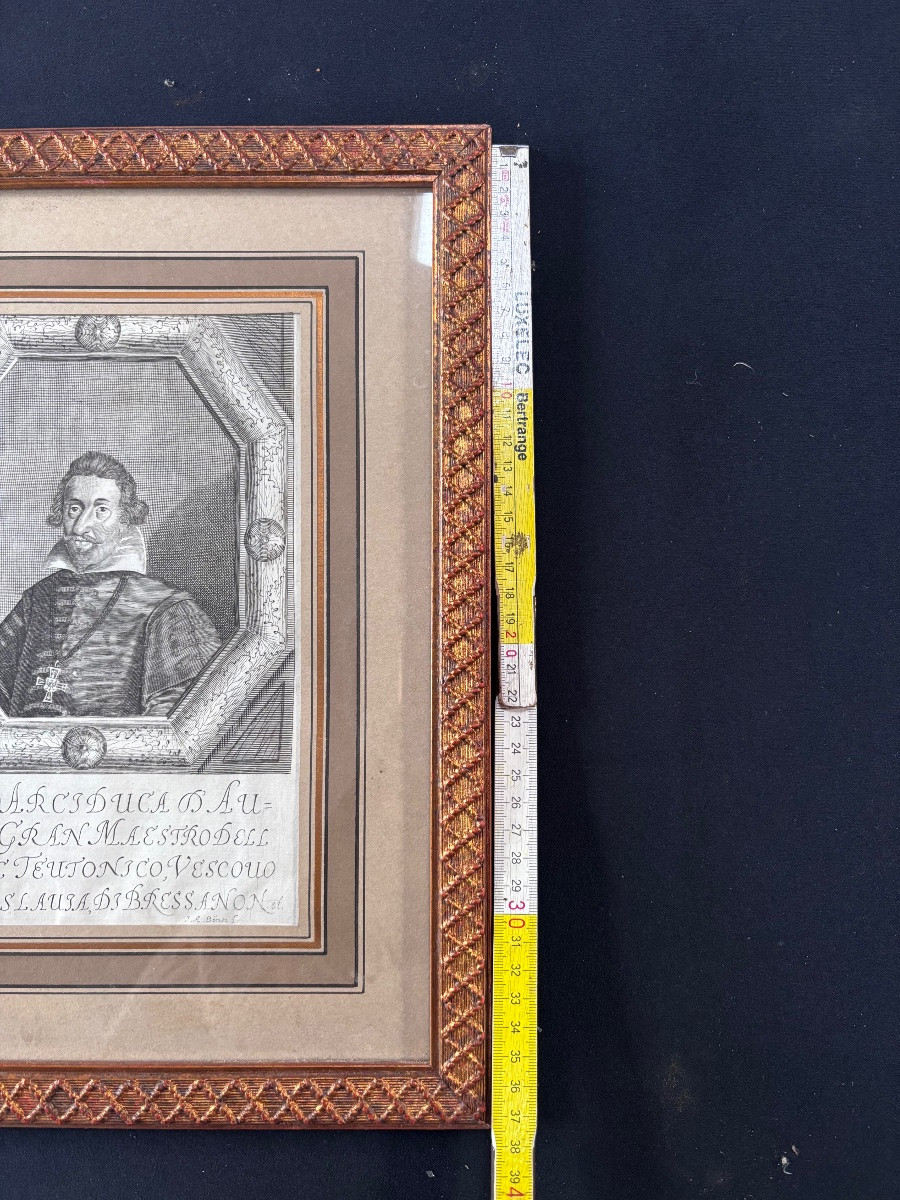 Gravure Portrait de Karel Van Oosterijk de Breslav par Alexandre Böner-photo-2