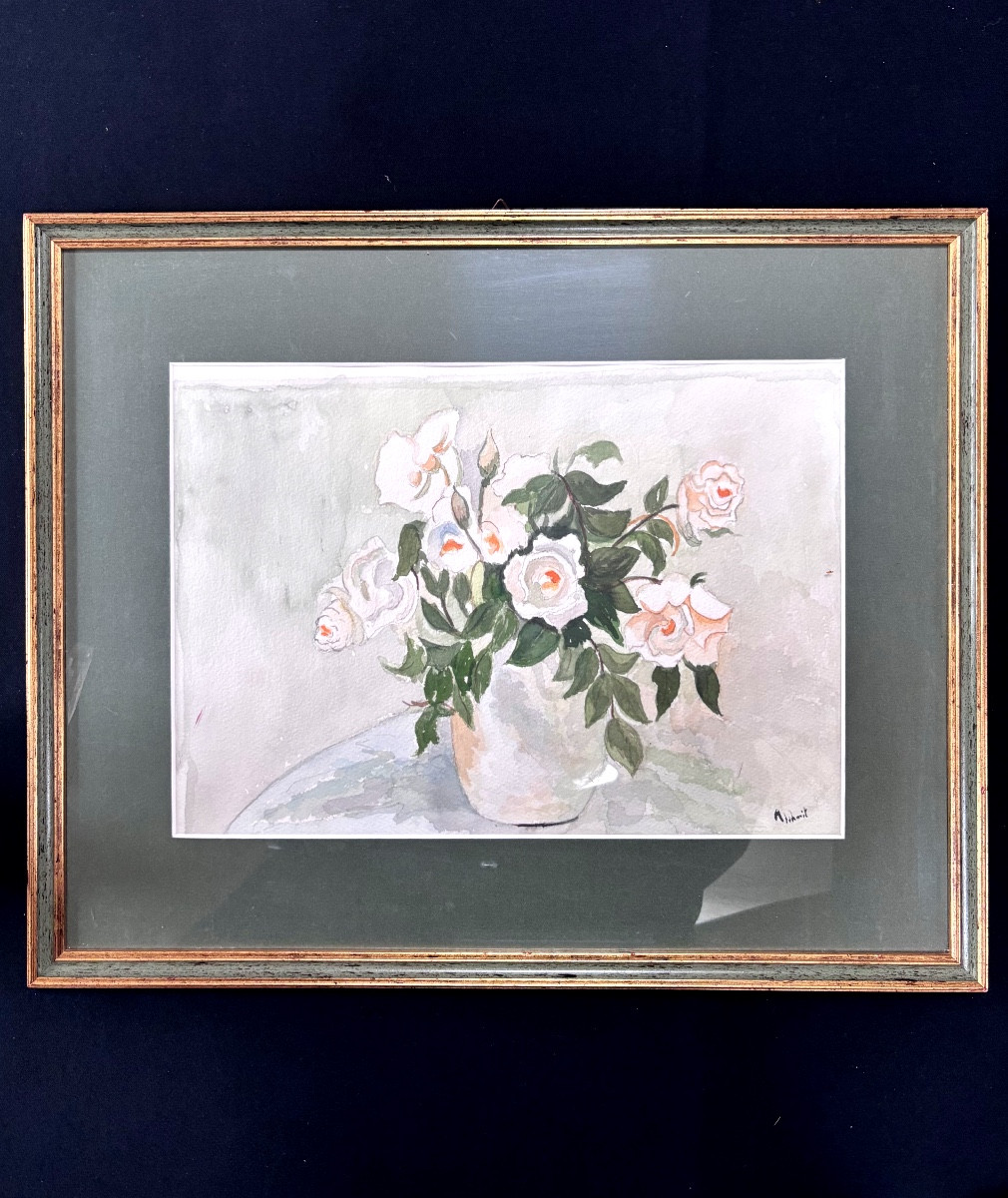 Watercolor Flower Bouquet By Mars Schmit Luxembourg
