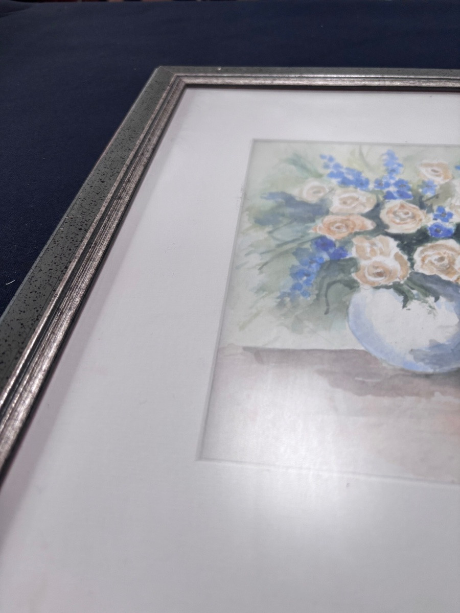 Bouquet de fleurs aquarelle Mars Schmit Luxembourg-photo-1