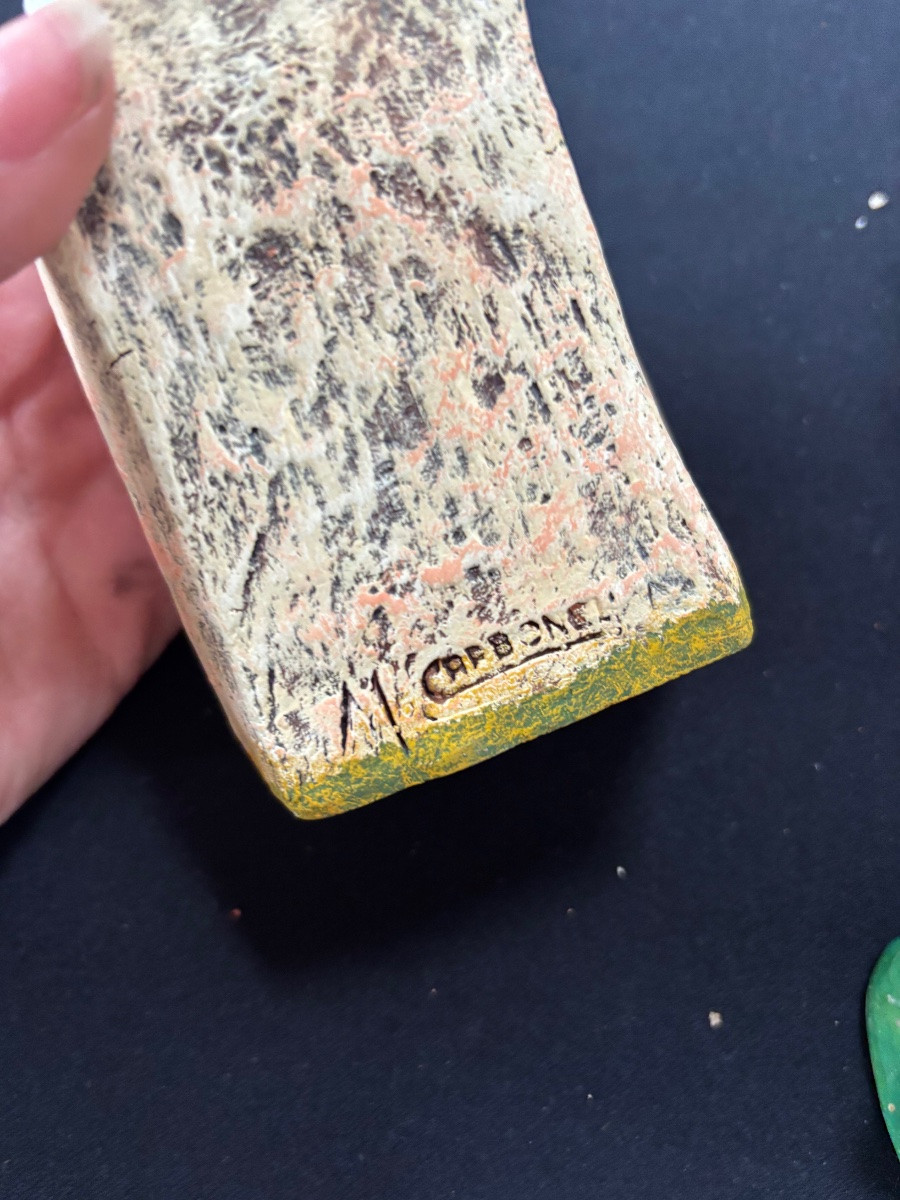 Lot de Santons Marcel Carbonel Maisons et Arbres-photo-2