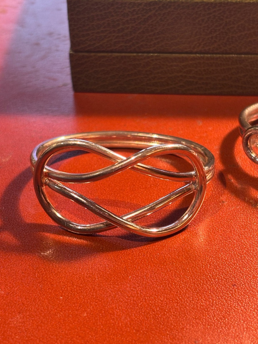 Pair Of Christofle Napkin Rings-photo-3