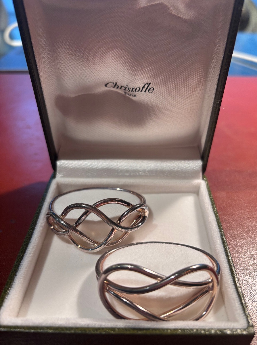 Pair Of Christofle Napkin Rings