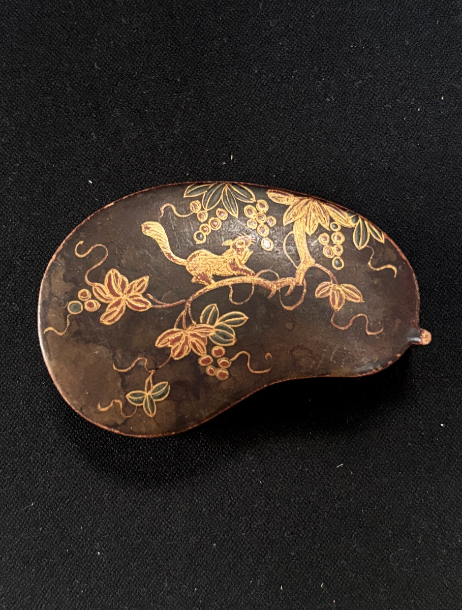 Petite boite Japonaise en laque 1920-photo-2