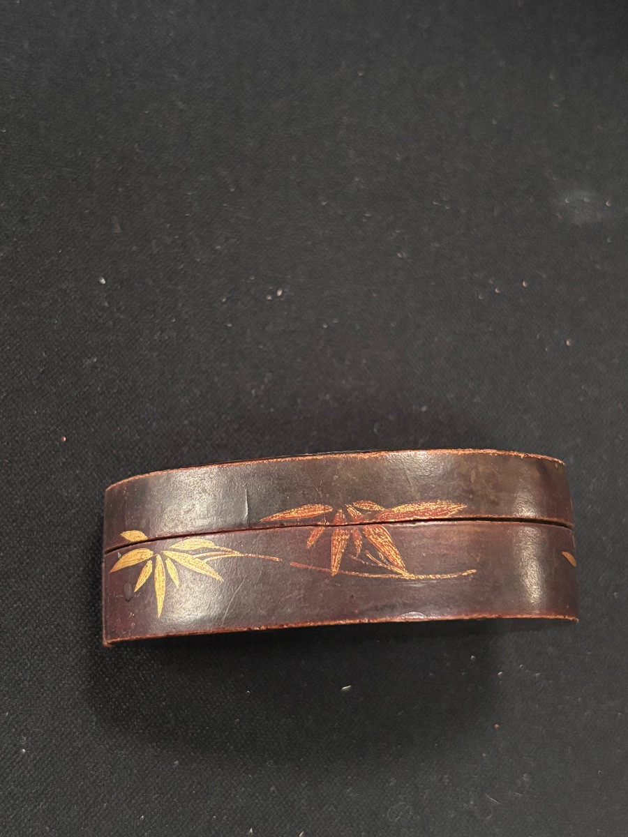 Petite boite Japonaise en laque 1920-photo-2