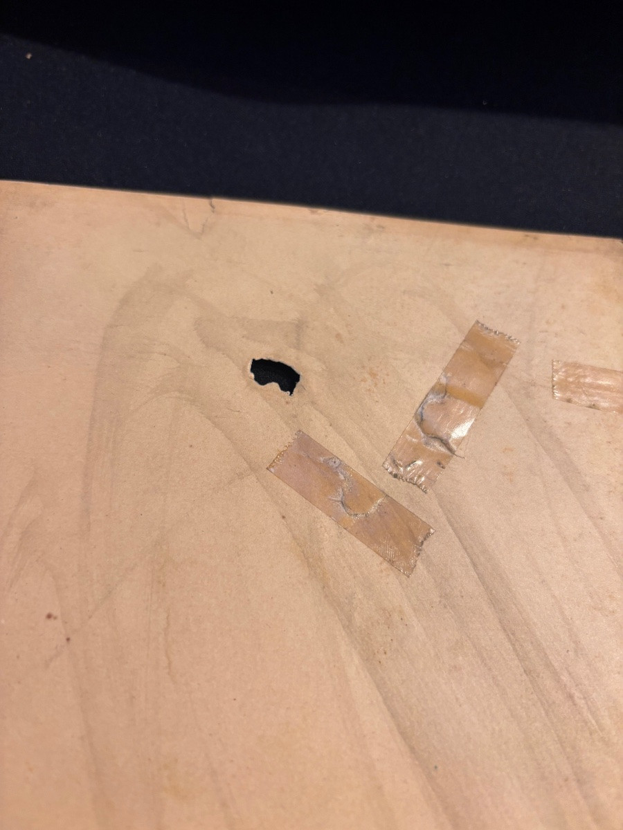 Set Of 6 Portrait Drawings By Pierre Blanc -photo-8