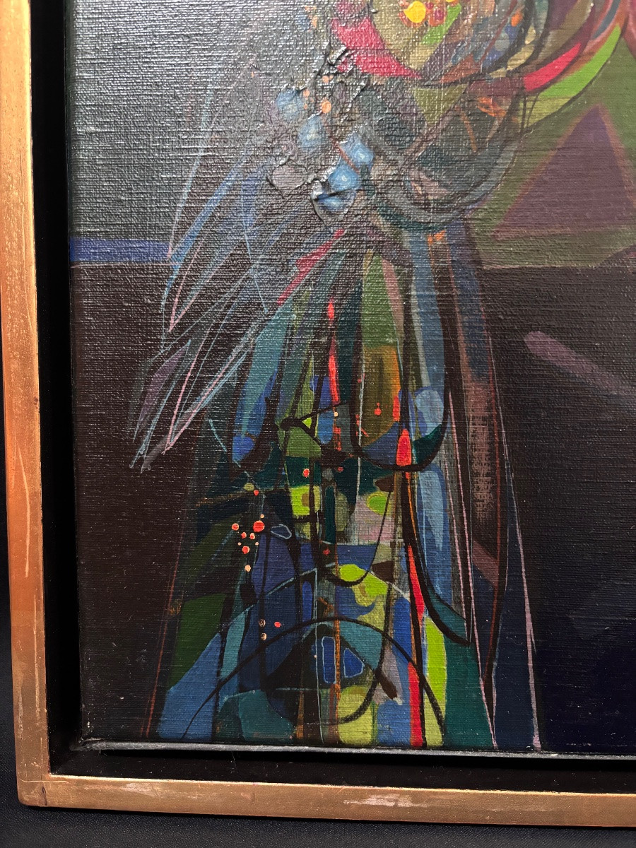 Painting Of Colorful Birds By Michel Heintz Luxembourg-photo-3