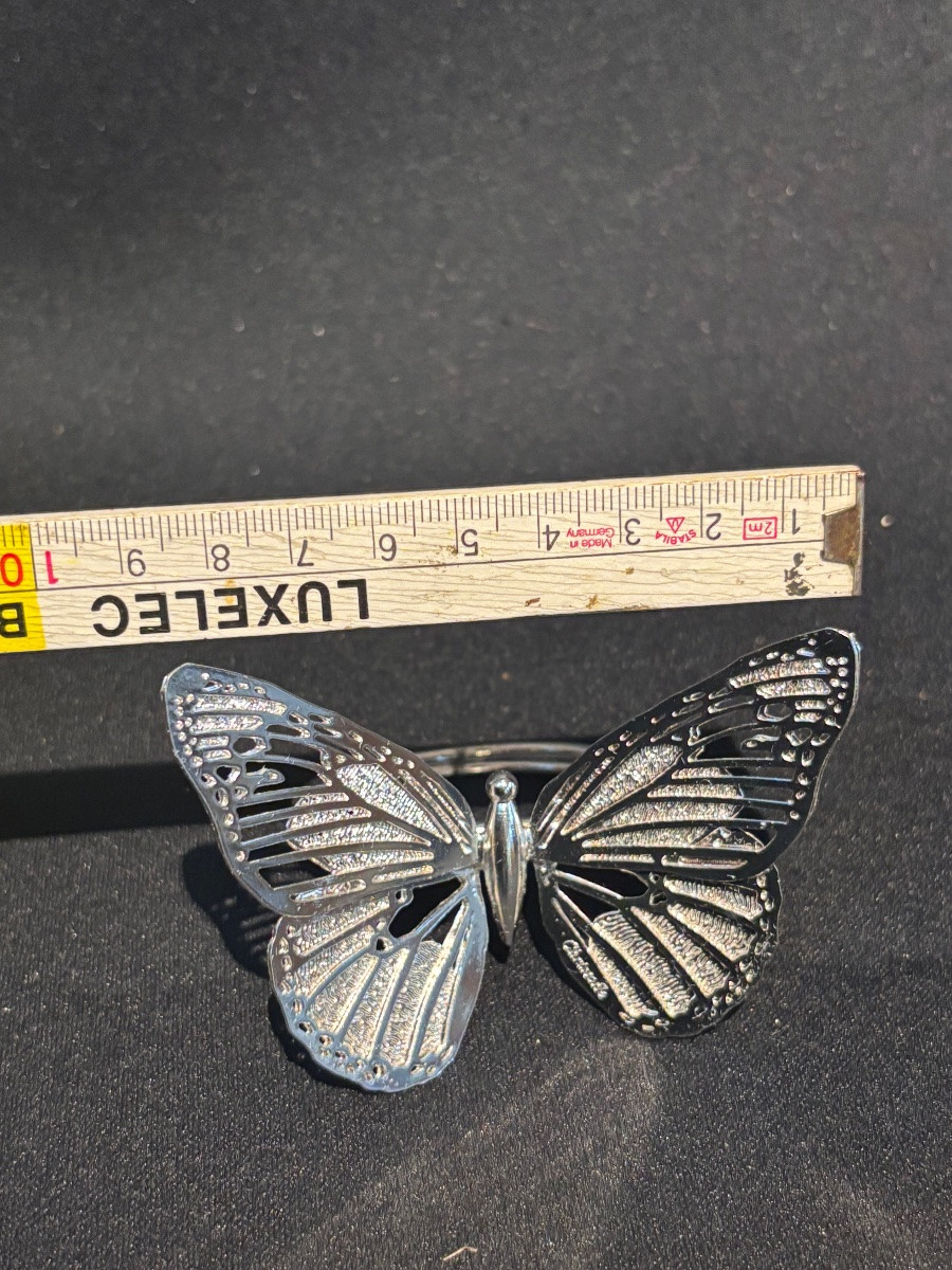 Christofle Butterfly Napkin Ring -photo-3