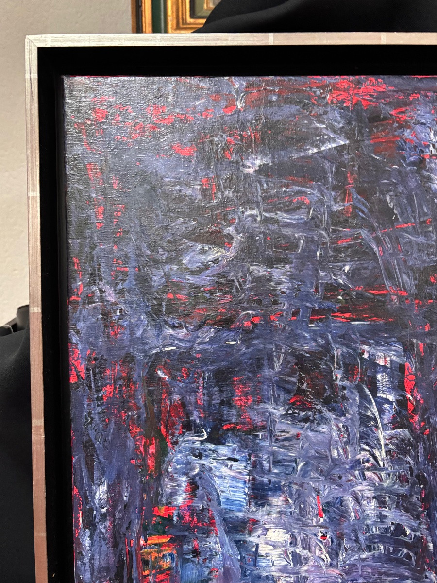 Peinture Abstraite Huile-sur-toile par l’artiste Picard -photo-3