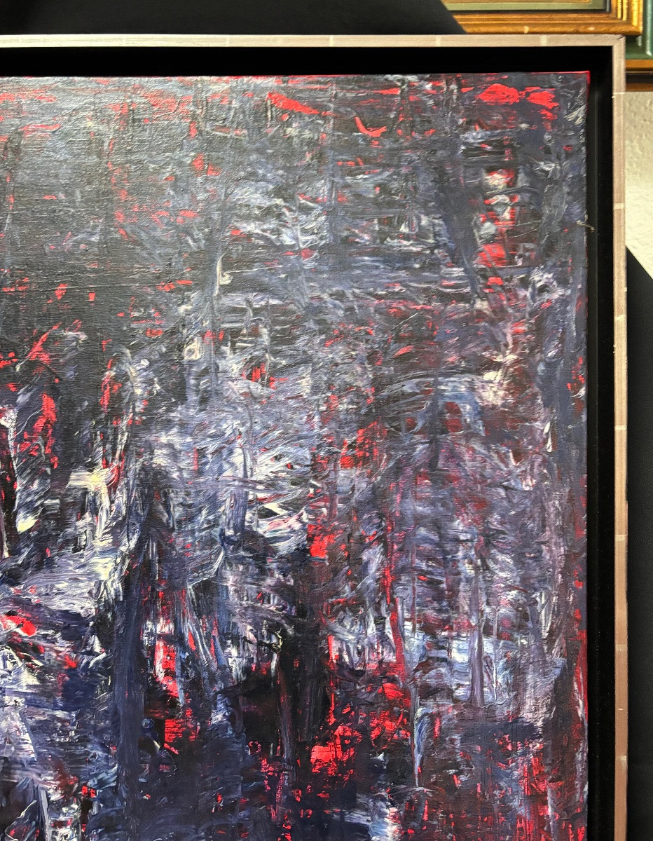 Peinture Abstraite Huile-sur-toile par l’artiste Picard -photo-5