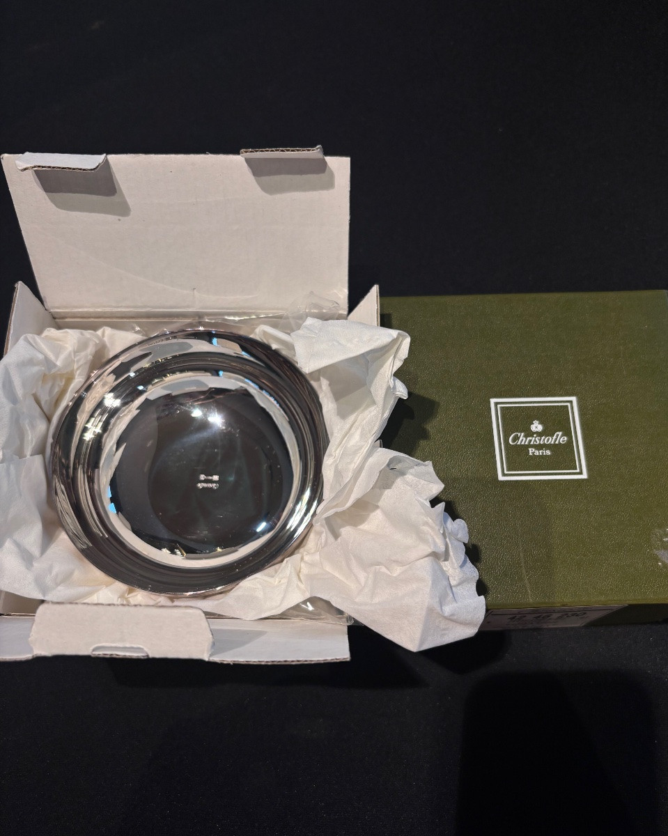 Coupe Christofle modèle Vibration D11,5cm-photo-3