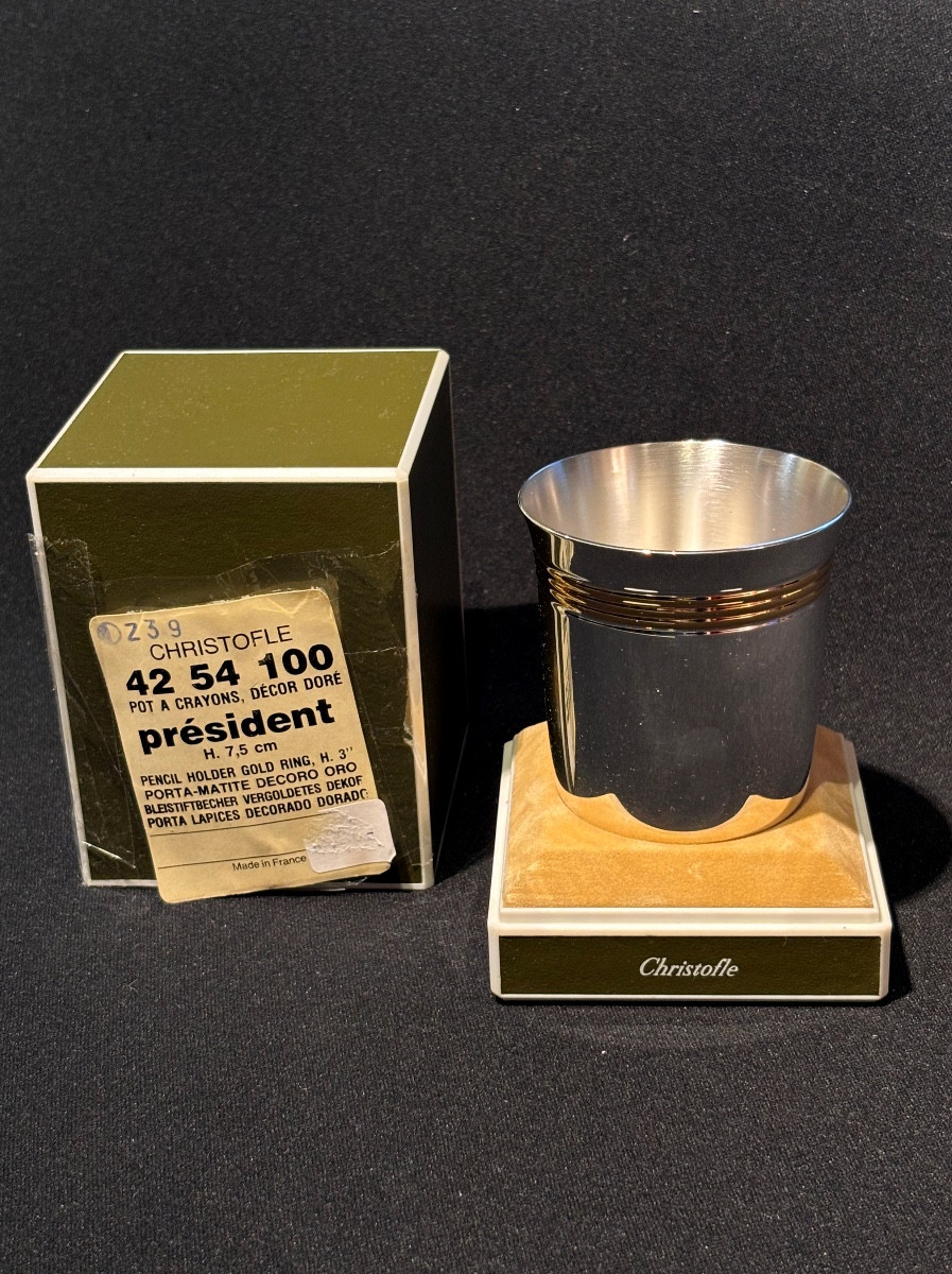 Pot à crayons Christofle modèle Président