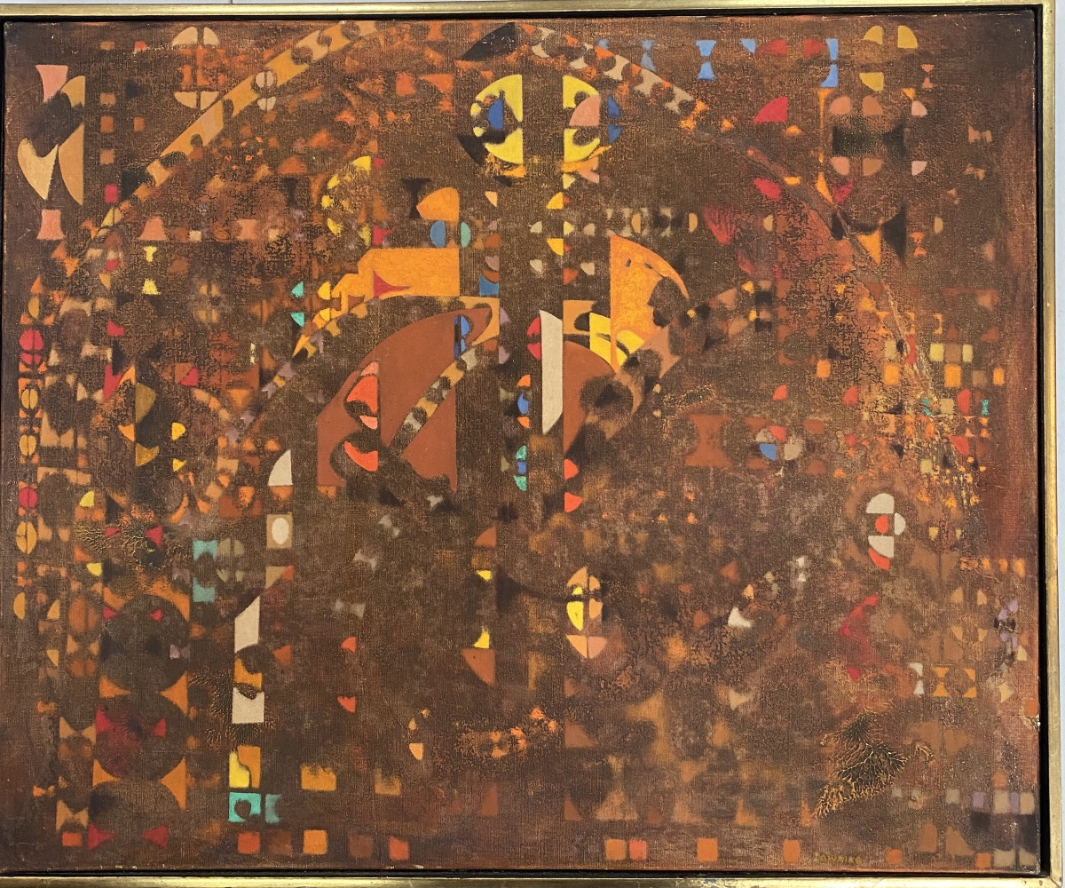 Thomas Downing Tableau huile sur toile  -photo-3