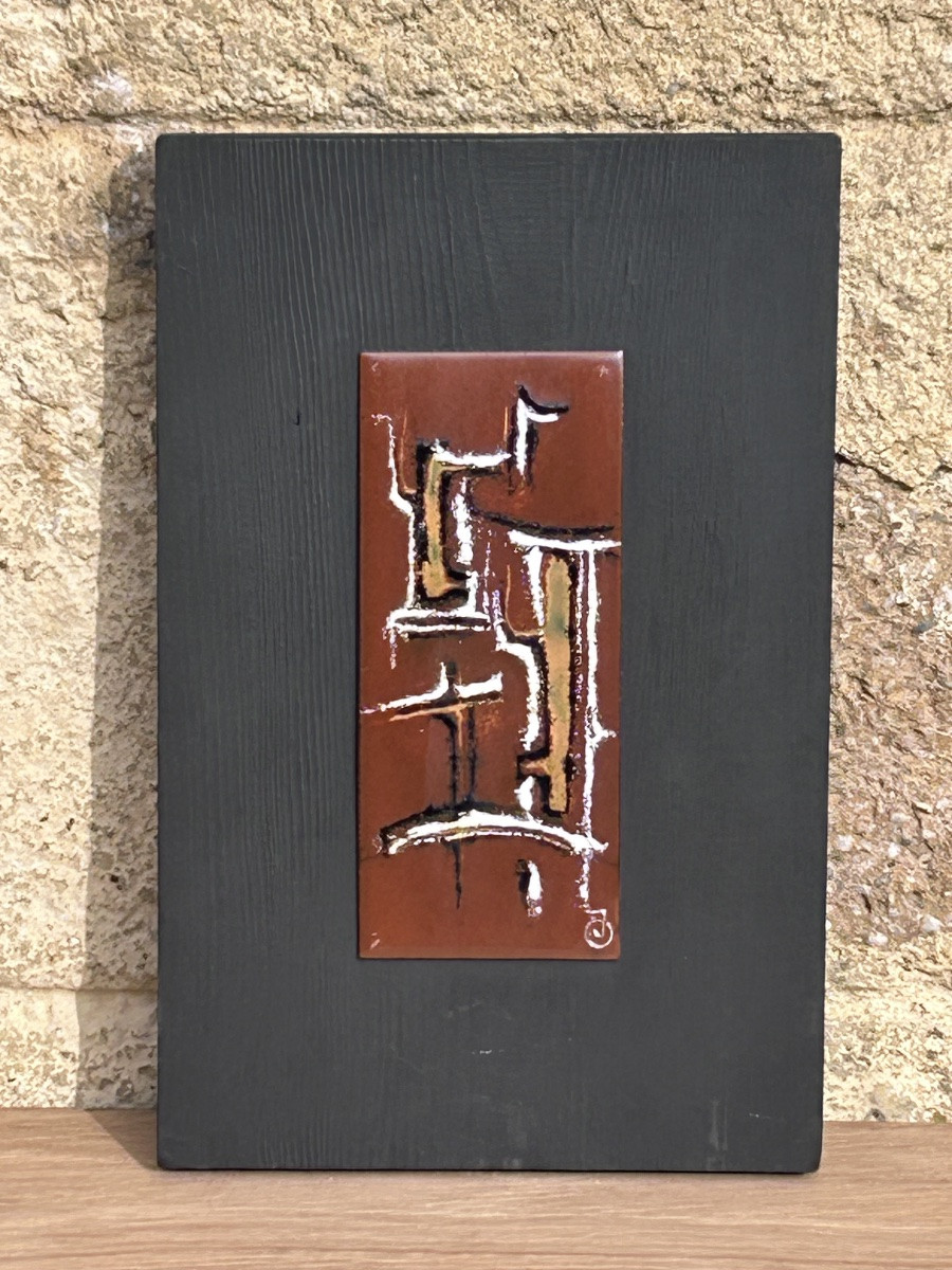 Jos Oestreicher, tableau émail peintre luxembourgeois -photo-3