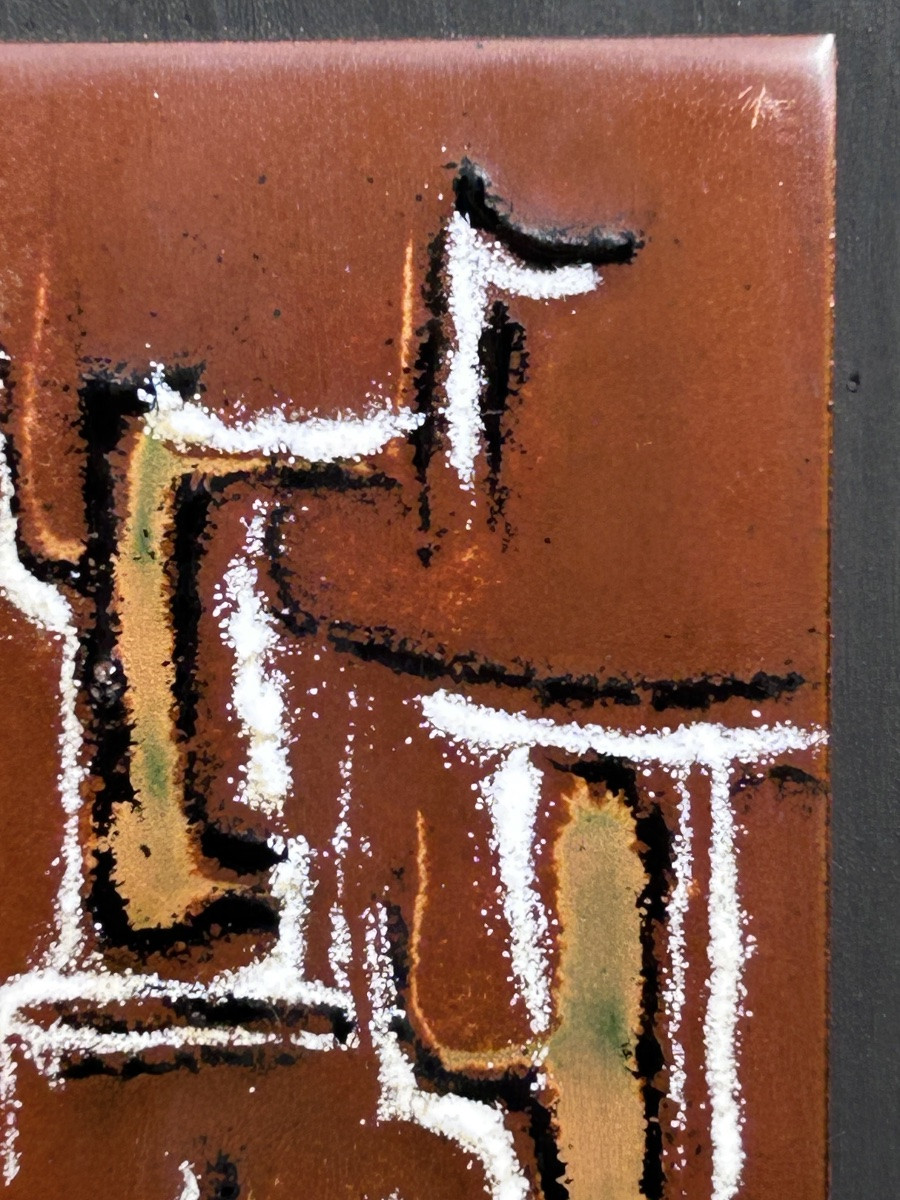 Jos Oestreicher, tableau émail peintre luxembourgeois -photo-1