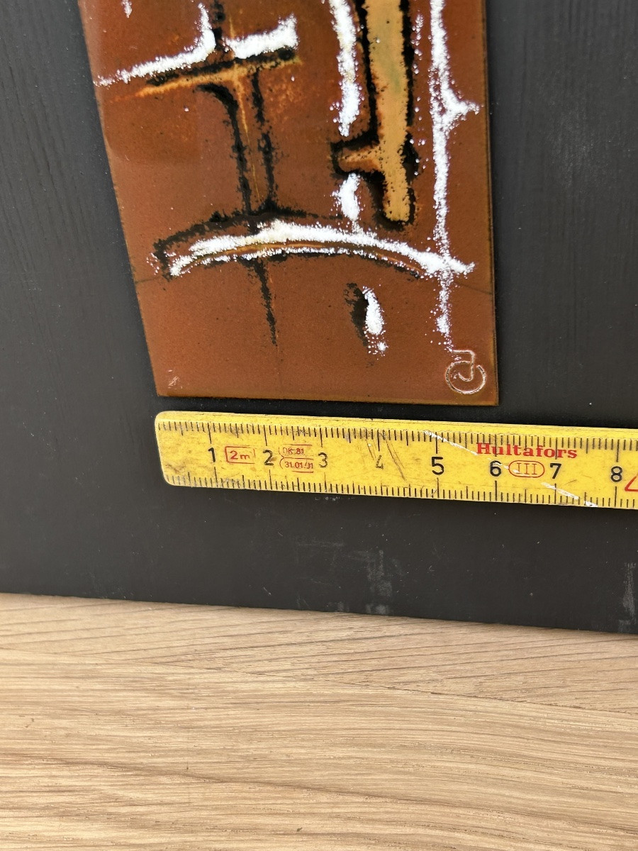 Jos Oestreicher, tableau émail peintre luxembourgeois -photo-6