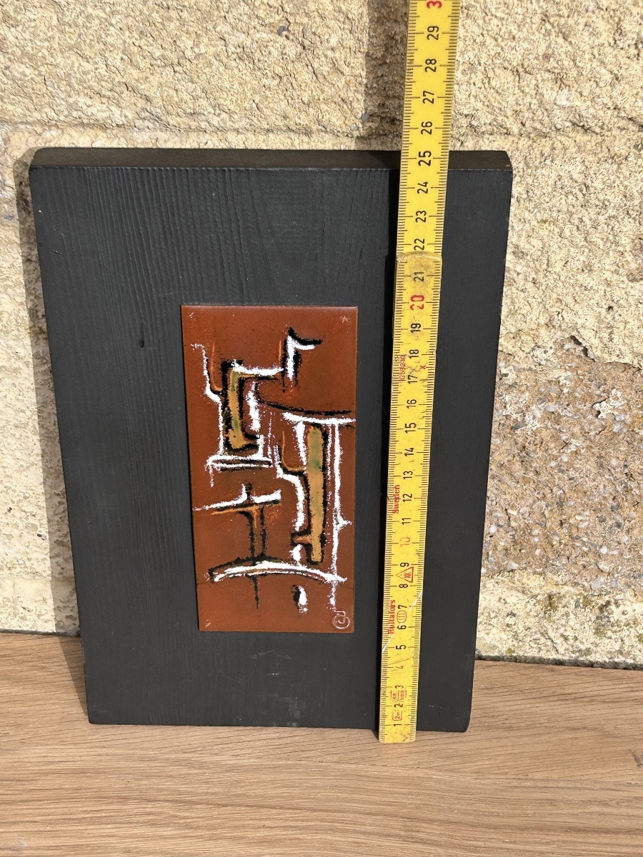 Jos Oestreicher, tableau émail peintre luxembourgeois -photo-7