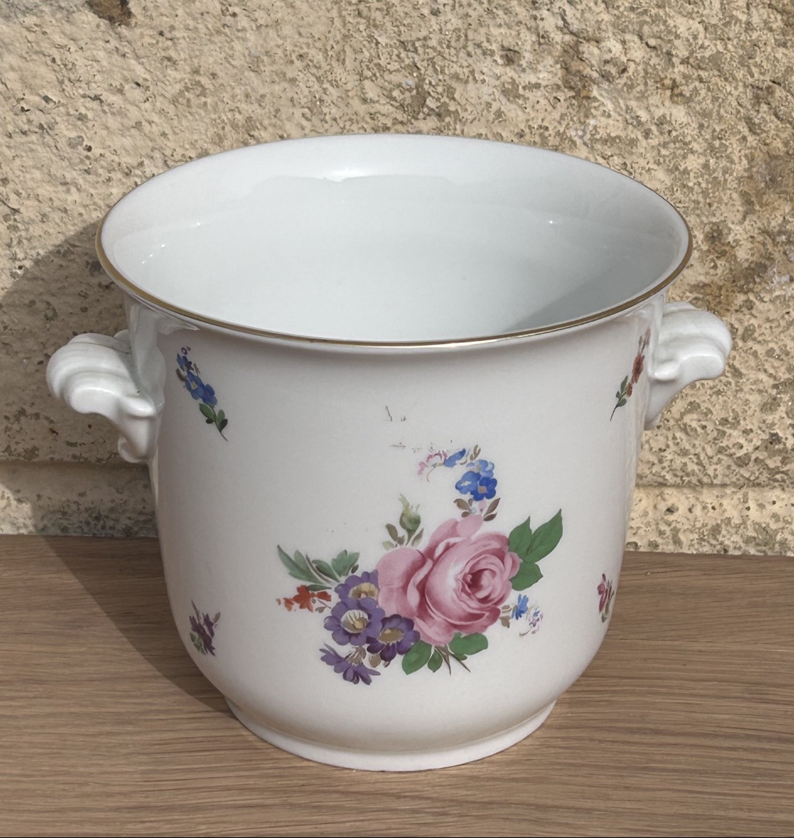 Hutschenreuther, cache pot en porcelaine fine -photo-3
