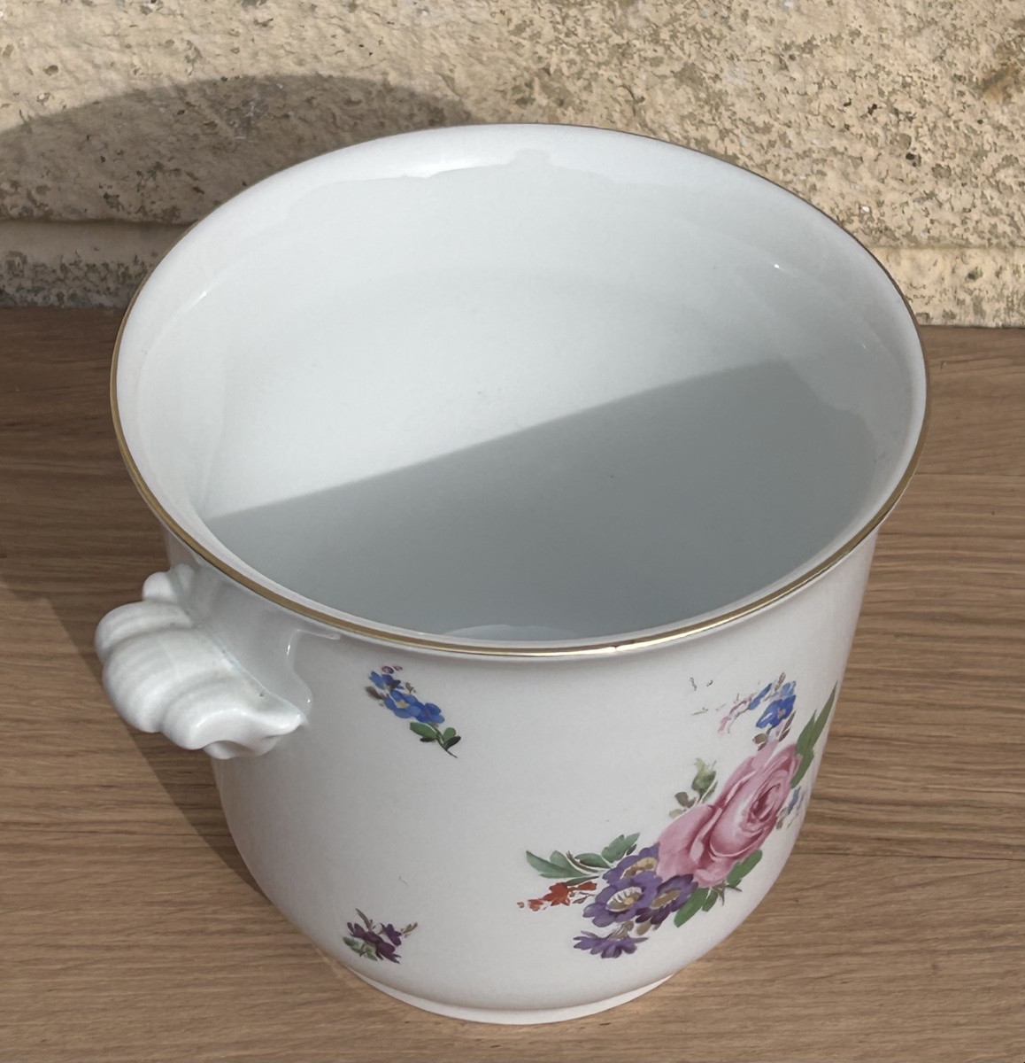 Hutschenreuther, cache pot en porcelaine fine -photo-1
