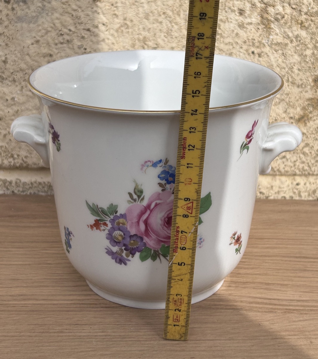 Hutschenreuther, cache pot en porcelaine fine -photo-5