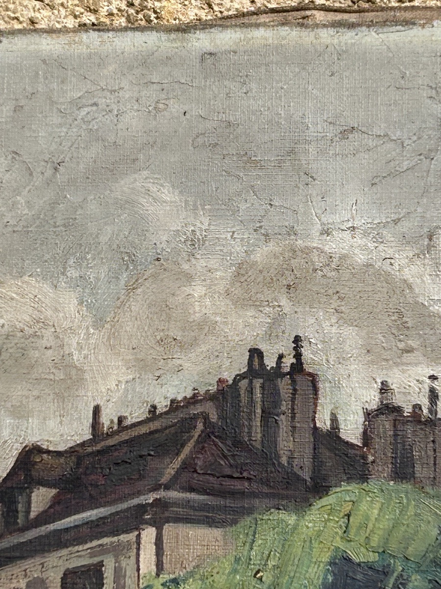 A. Prevost, tableau huile sur toile -photo-1