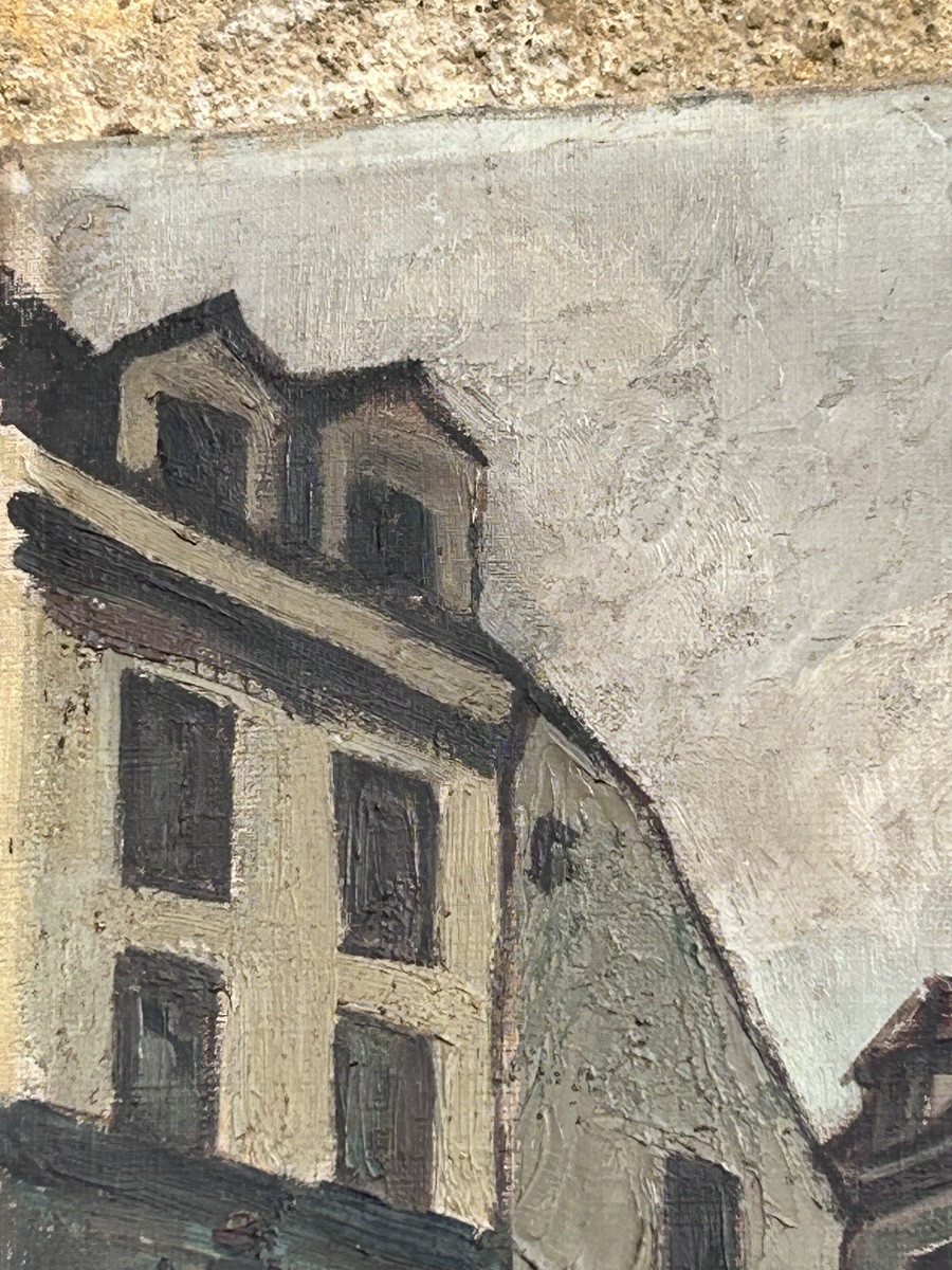 A. Prevost, tableau huile sur toile -photo-2