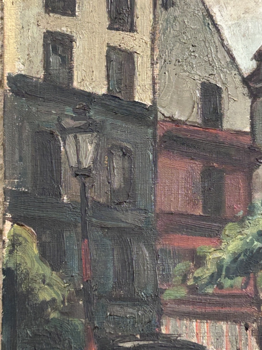 A. Prevost, tableau huile sur toile -photo-3