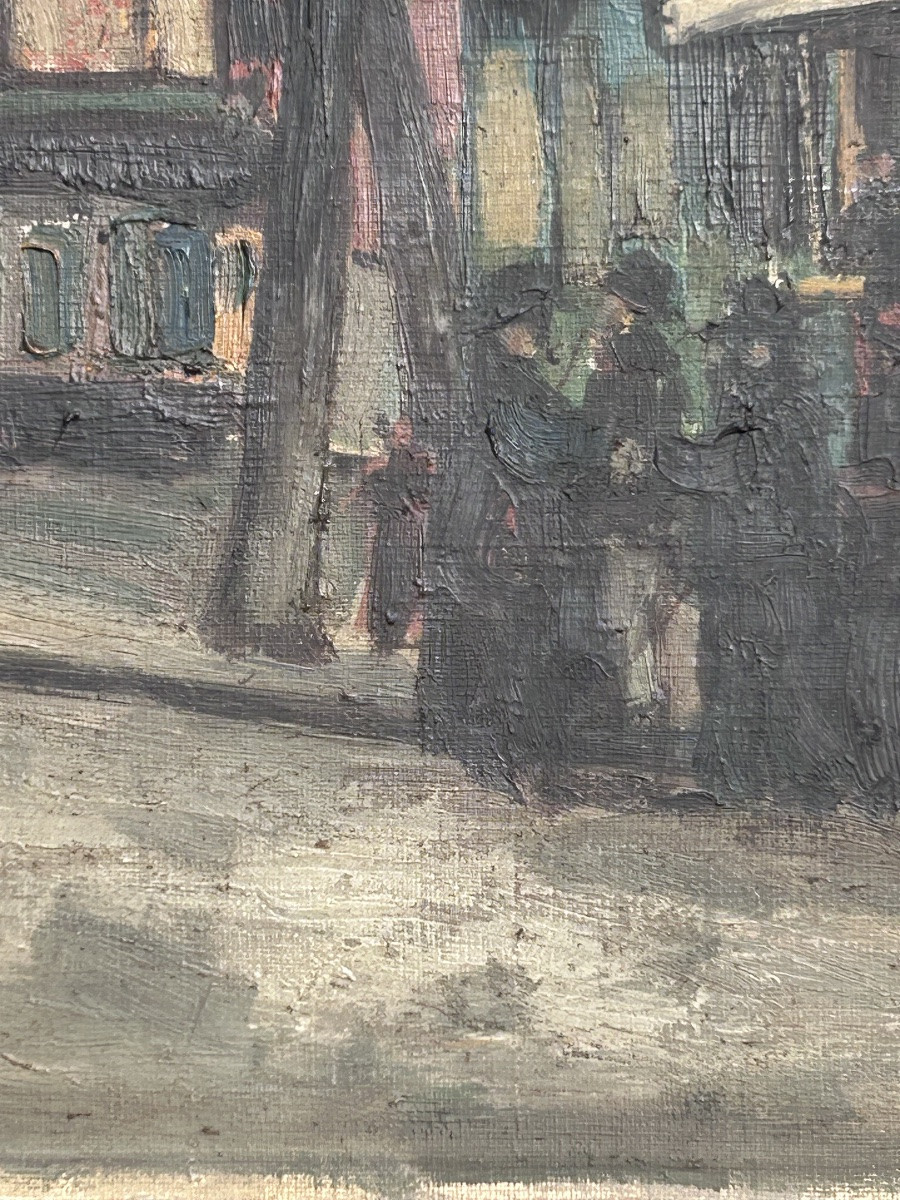 A. Prevost, tableau huile sur toile -photo-7