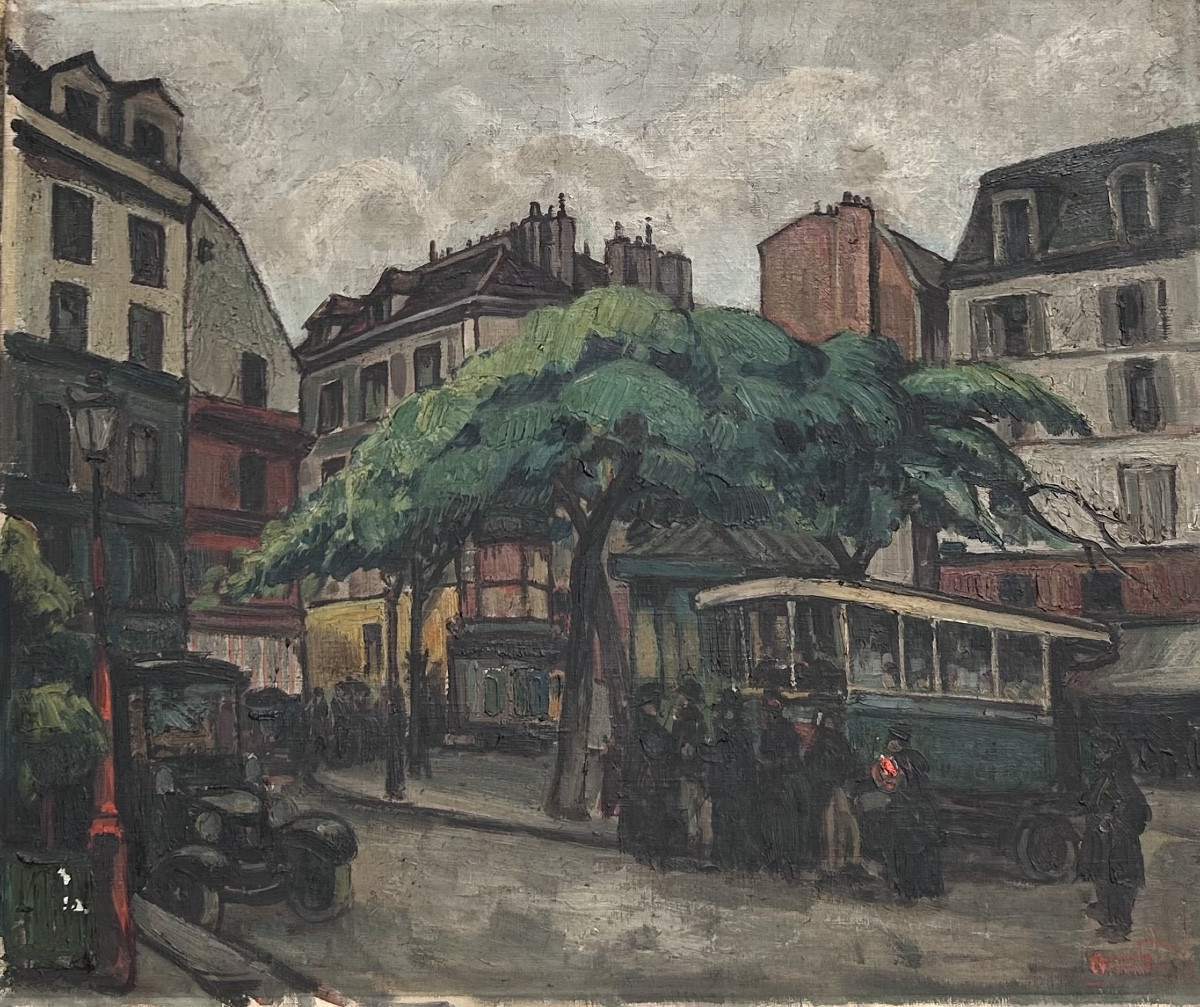 A. Prevost, tableau huile sur toile 