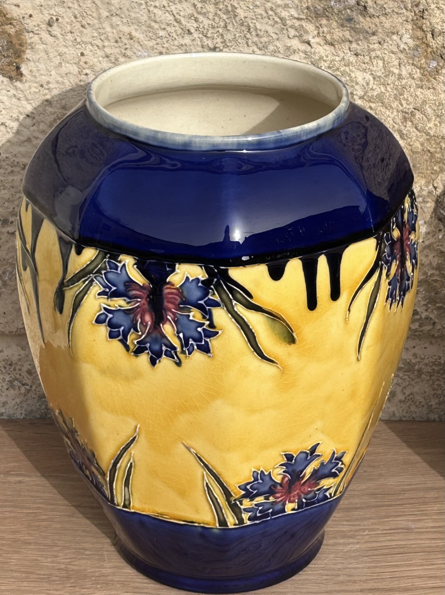 Pair Of Art Nouveau Majolica Vases -photo-8