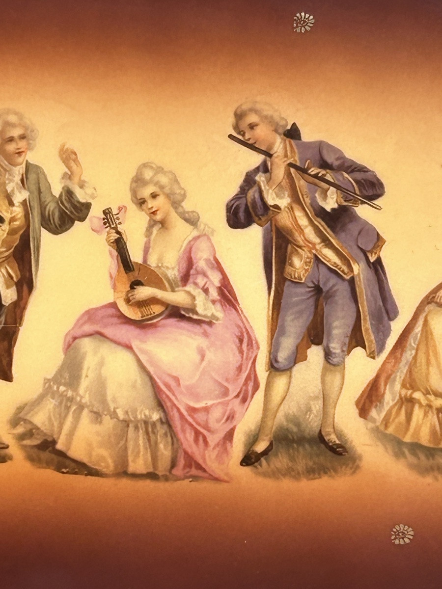 Tête à tête en porcelaine de Carlsbad -photo-4