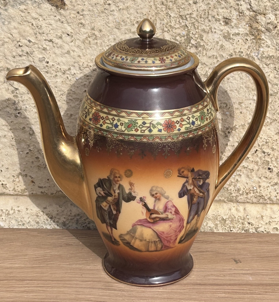 Tête à tête en porcelaine de Carlsbad -photo-2