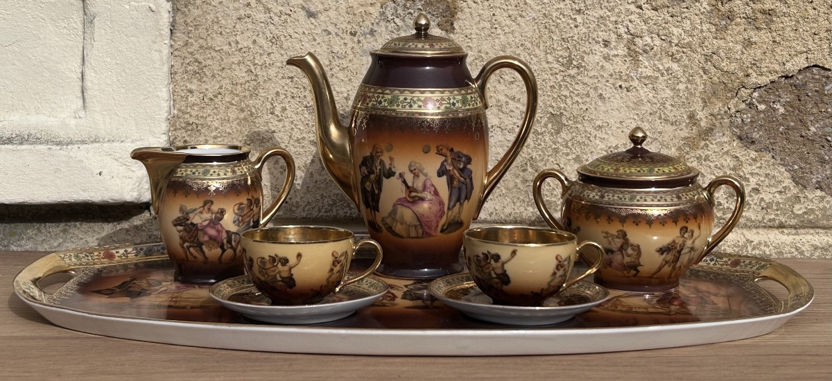 Tête à tête en porcelaine de Carlsbad -photo-8