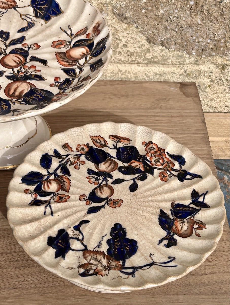 Set Of 5 Earthenware Display Plates -photo-3