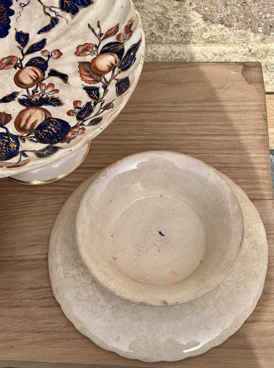 Set Of 5 Earthenware Display Plates -photo-3